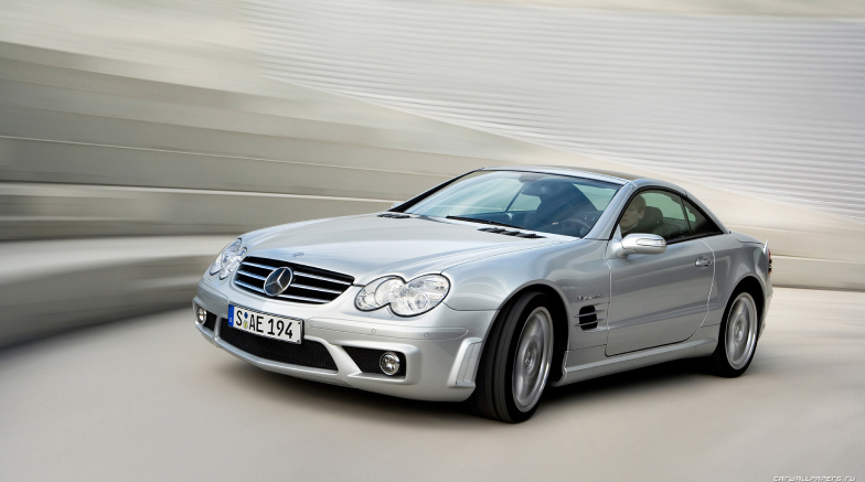 Джереми Кларксон и его SL55 AMG